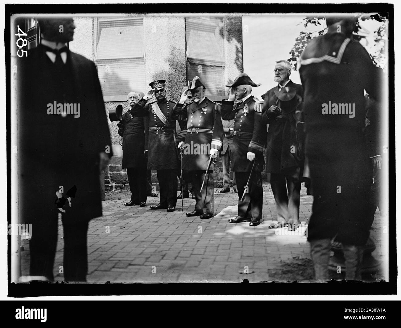 SCHLEY, Winfield Scott, KONTERADMIRAL U.S.N. Beerdigung, ST. JOHN'S CHURCH. BROWNSON, WILLARD HERBERT; Meilen, NELSON APPLETON; POTTER, William Parker; REMEY, GEORGE COLLIER Stockfoto