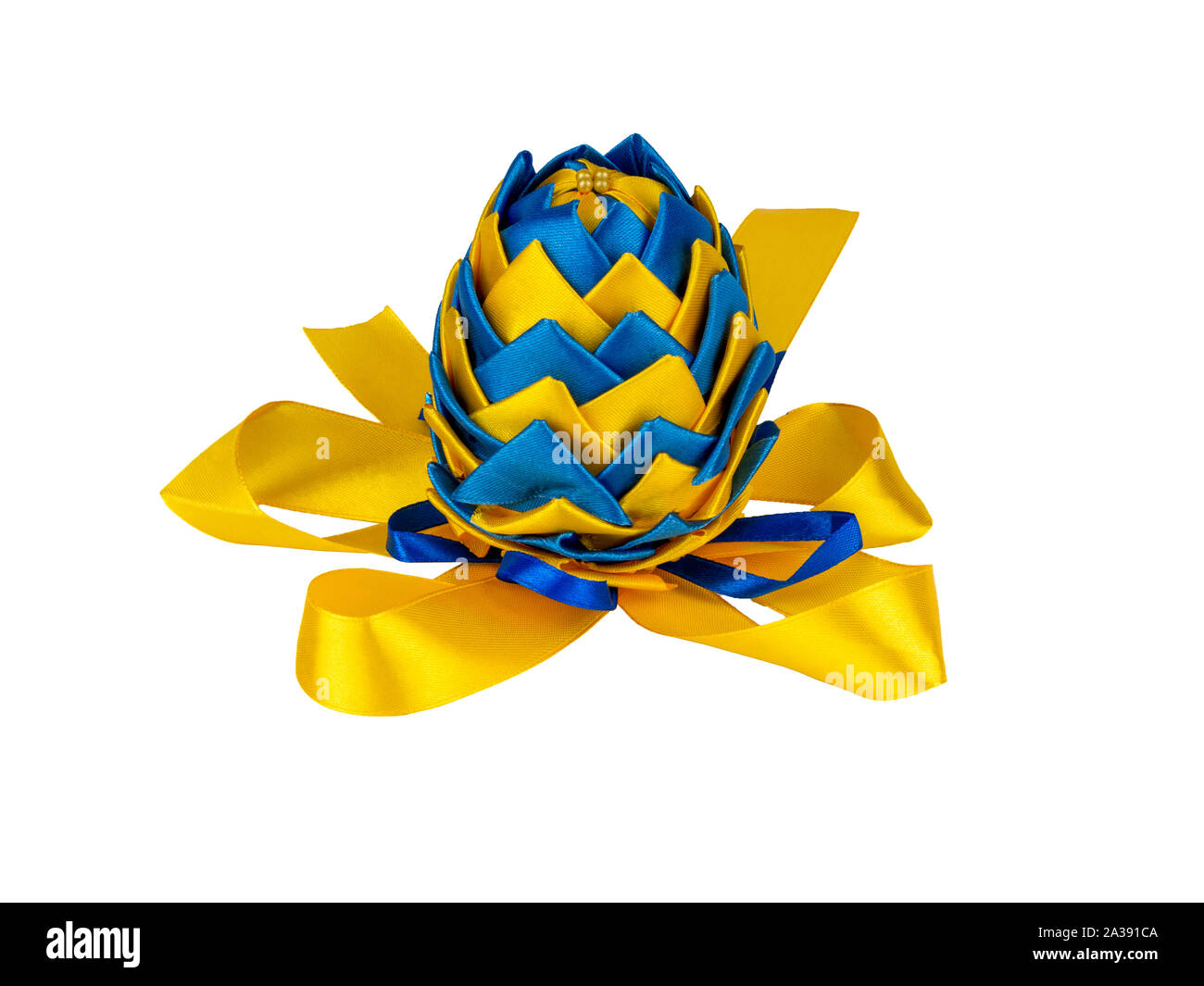 Easter Egg in der ukrainischen Stil gemacht Stockfoto