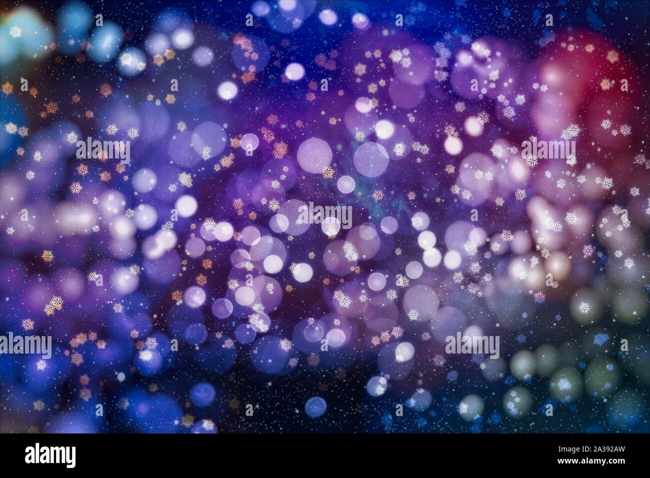 Urlaub Winter Hintergrund für frohe Weihnachten und ein glückliches Neues Jahr. Stockfoto