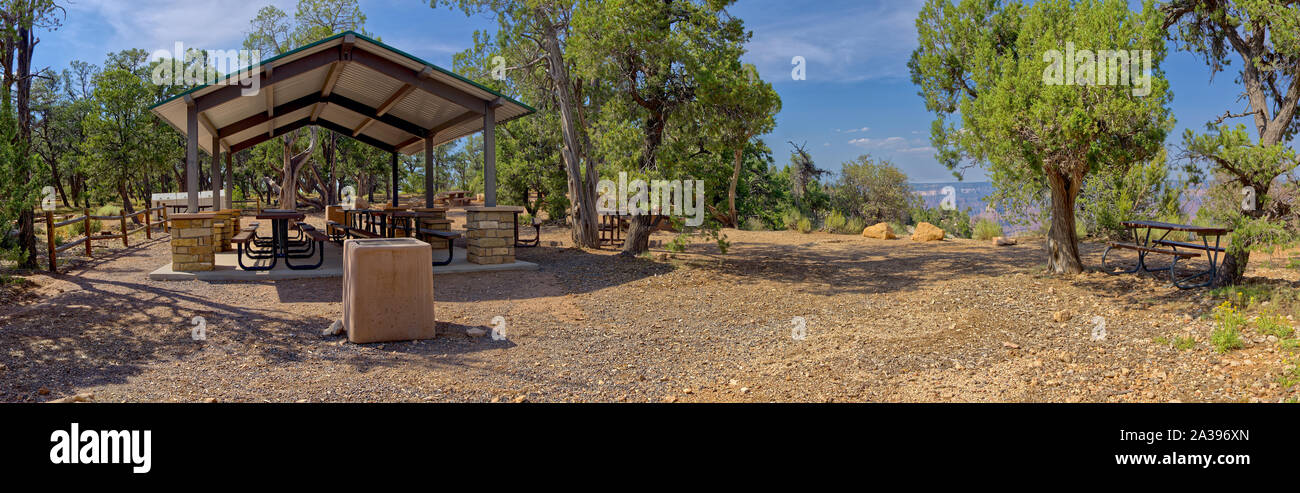 Shoshone Punkt Picknickplatz, South Rim, Grand Canyon, Arizona, United States Stockfoto