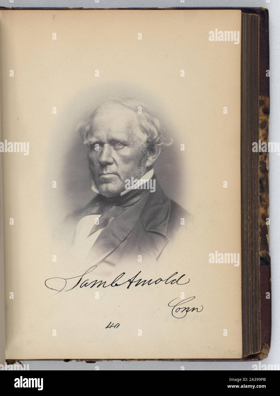 Samuel Arnold, Vertreter von Connecticut, Fünfunddreißigsten Kongress, Brustbild Stockfoto