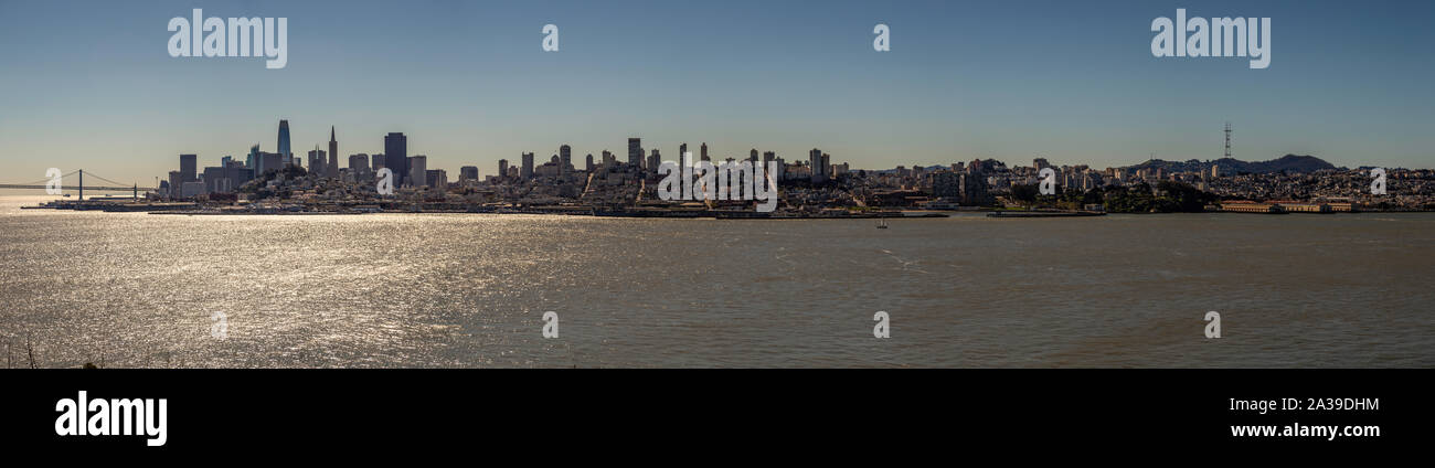 Panorama von San Francisco Stockfoto