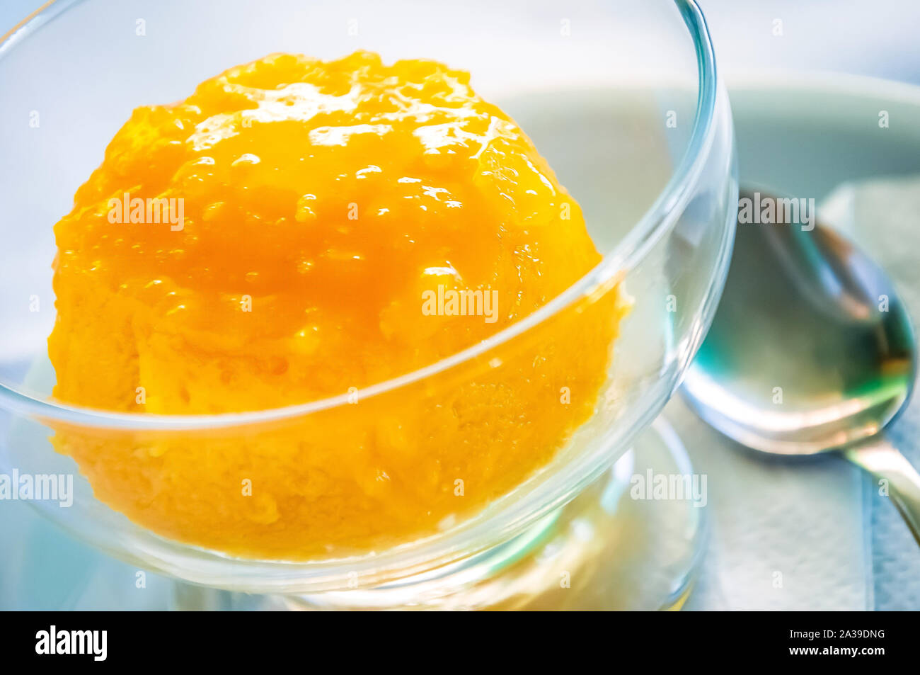 Brasilianische Dessert - Quindin Stockfoto