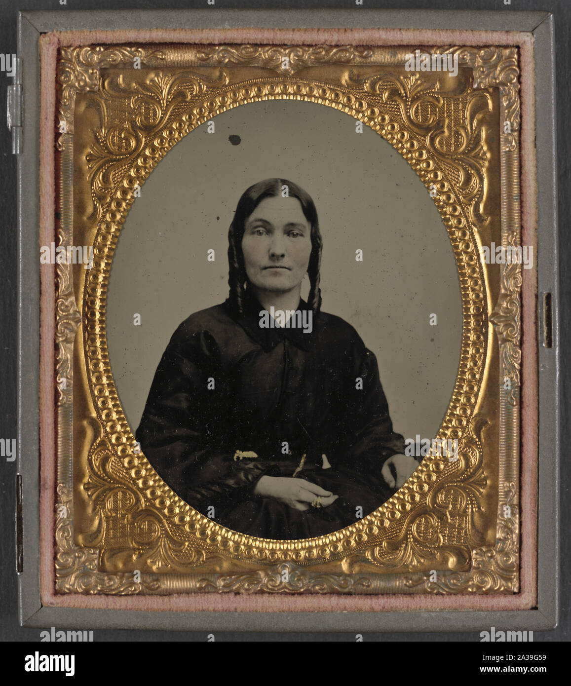 Sarah A. Dasher Wisenbaker, Ehefrau von Corporal James Adril Wisenbaker von Co.I, 12 Georgia Infanterie Regiment Stockfoto Sarah A. Dasher Wisenbaker, Ehefrau von Corporal James Adril Wisenbaker von Co.I, 12 Georgia Infanterie Regiment Stockfoto