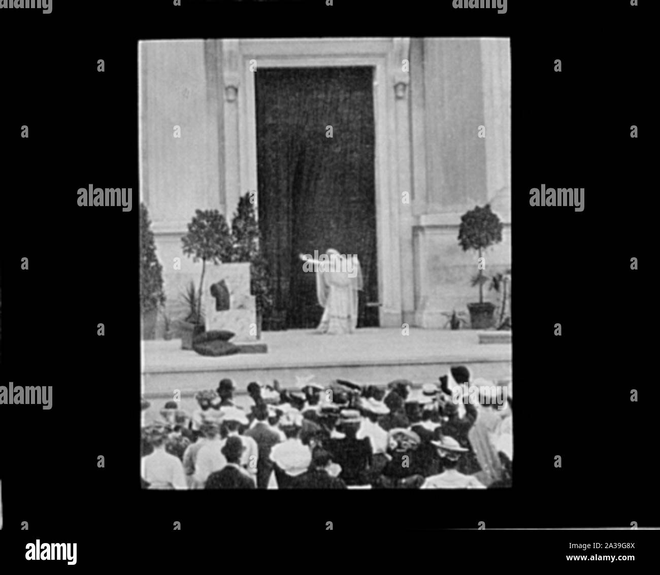 Sarah Bernhardt als Phaedre im Griechischen Theater von Berkeley Stockfoto