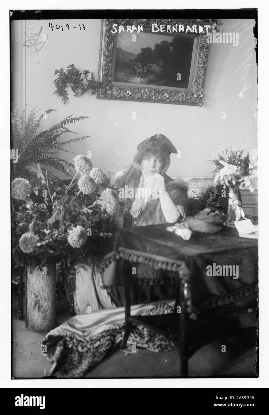 Sarah Bernhardt Stockfoto