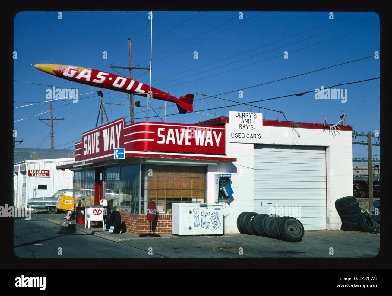 Speichern wie das Gas, Amarillo, Texas Stockfoto