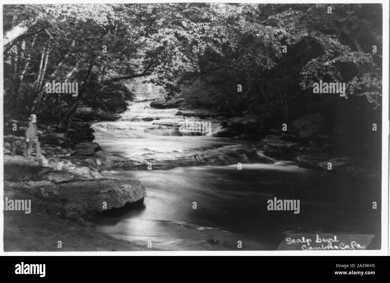 Kopfhaut Ebene, Cambria Co., Pa. Stockfoto