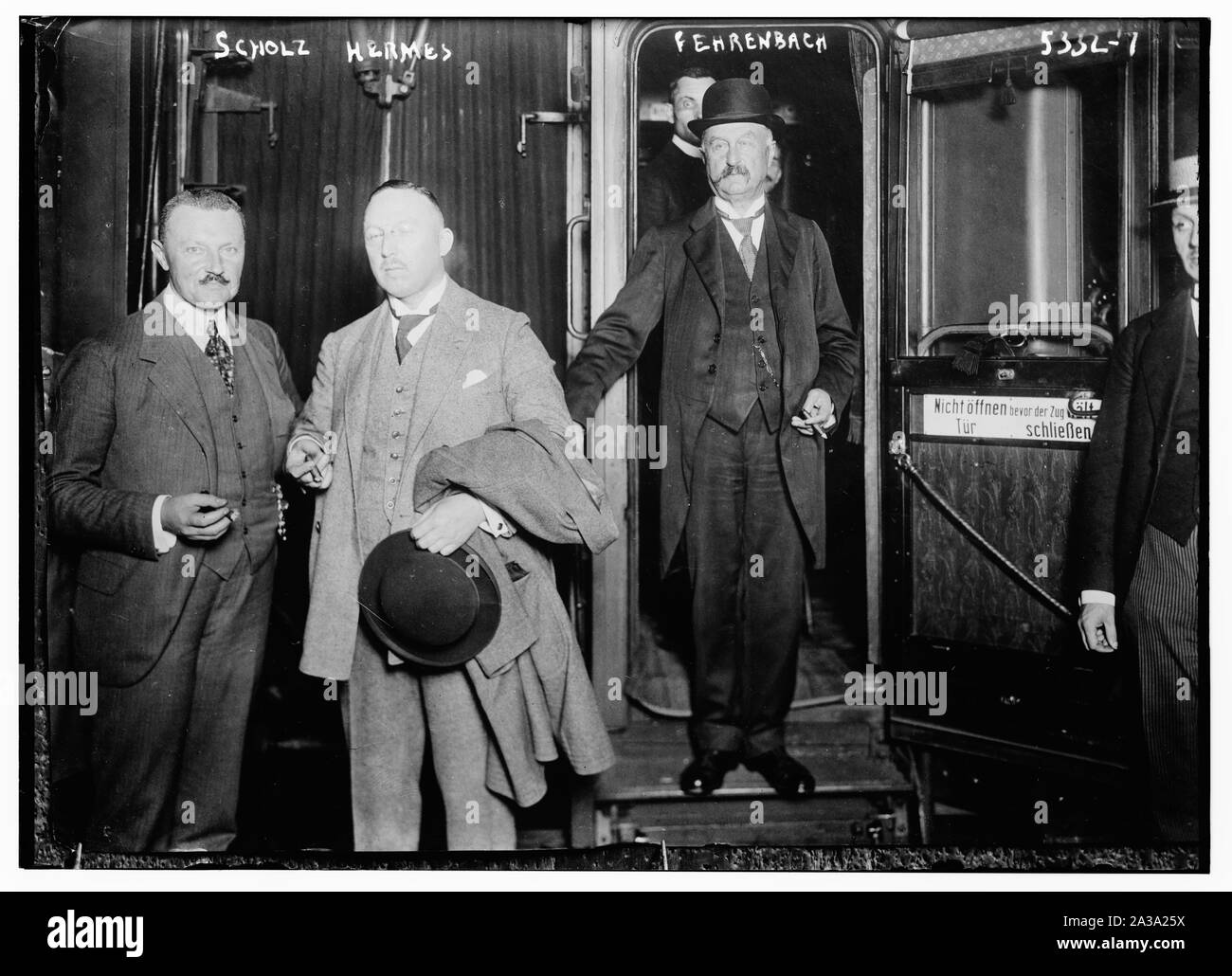 Scholz, Hermes, Fehrenbach Stockfoto