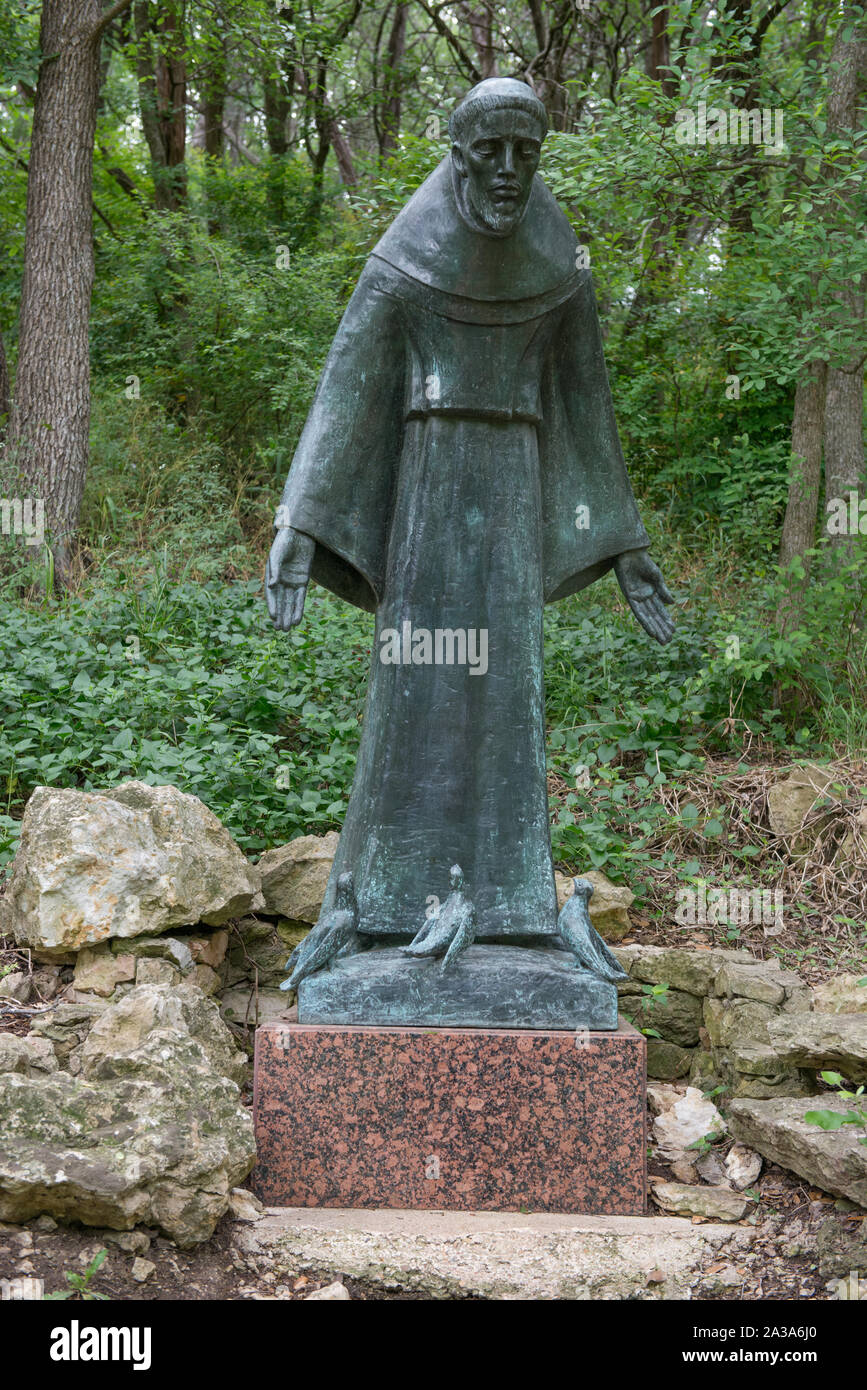 Skulptur am Umlauf Skulptur Garten & Museum in Austin, Texas Stockfoto