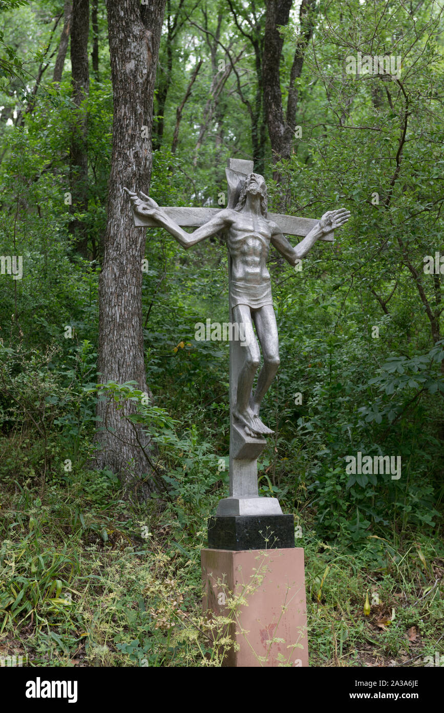 Skulptur am Umlauf Skulptur Garten & Museum in Austin, Texas Stockfoto