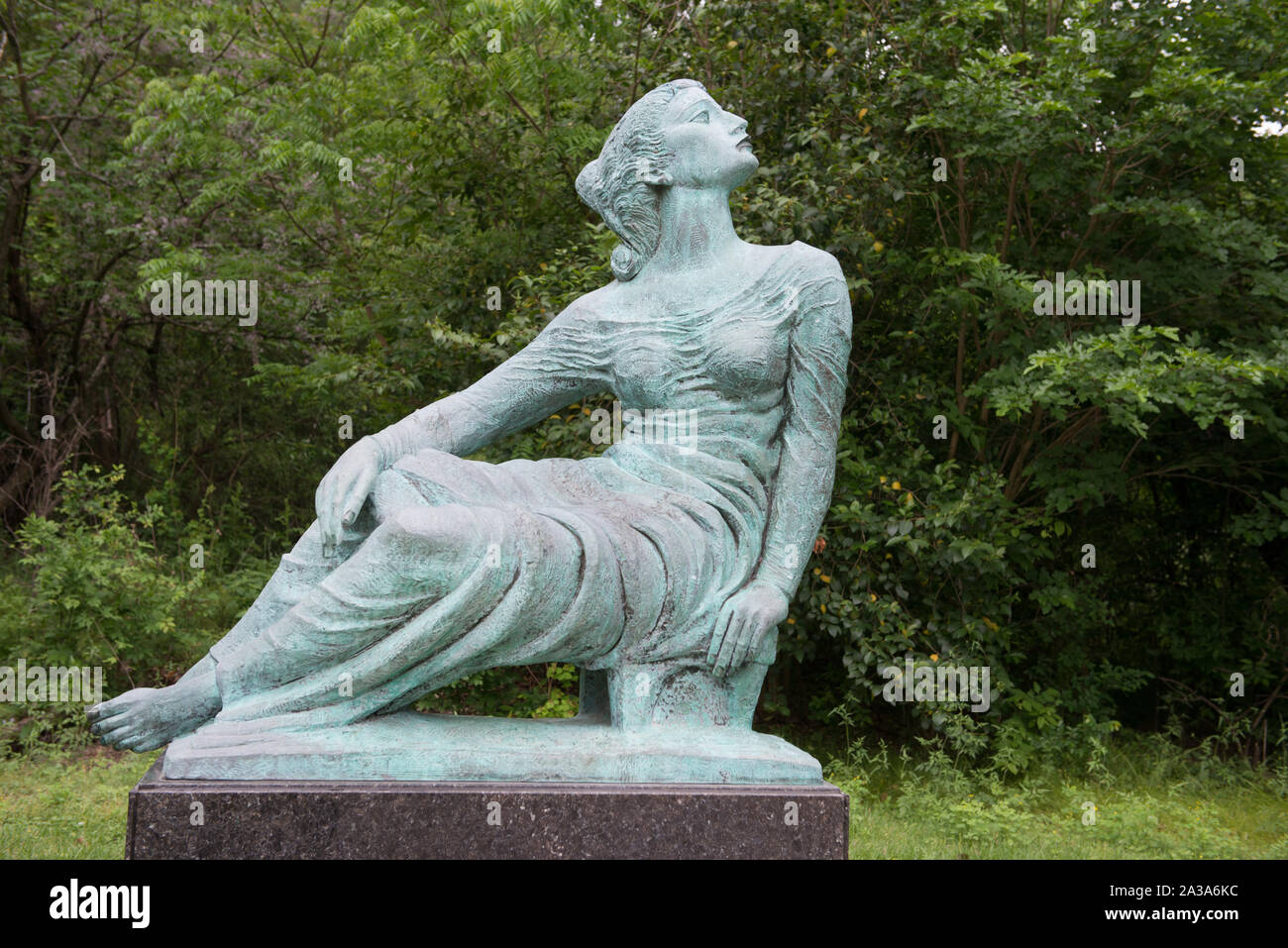 Skulptur am Umlauf Skulptur Garten & Museum in Austin, Texas Stockfoto