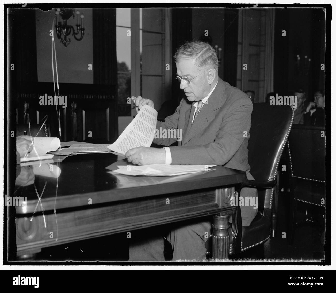 Sec. Ickes Stockfoto