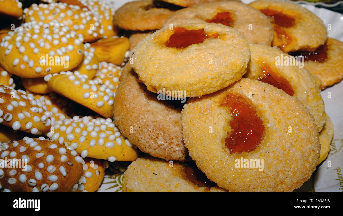 Sizilianische Cookies Stockfoto