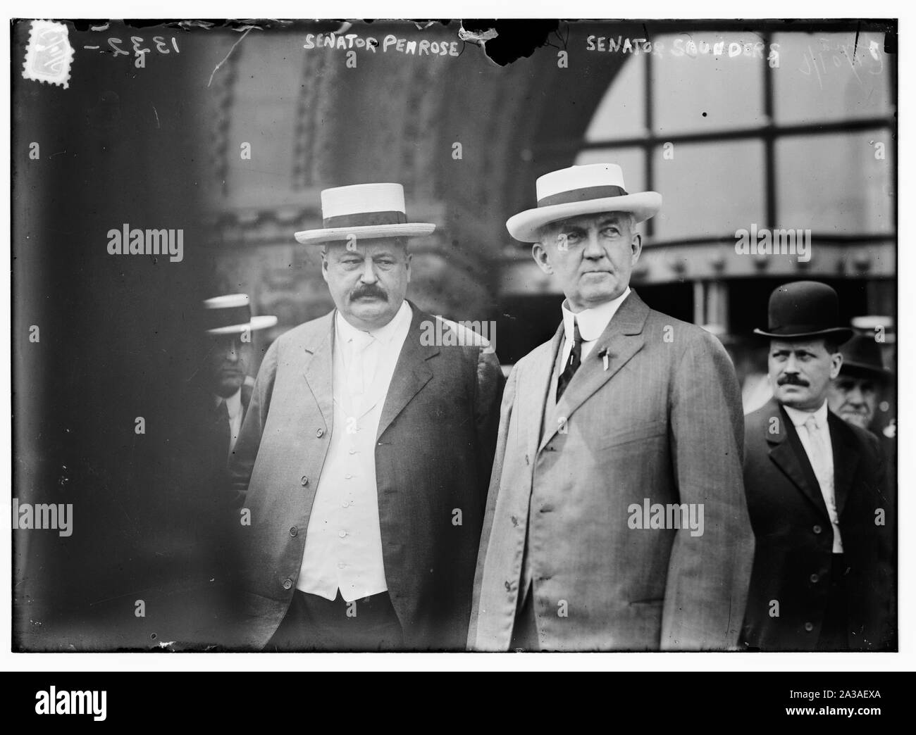 Sen Penrose und Sen. Saunders Stockfoto