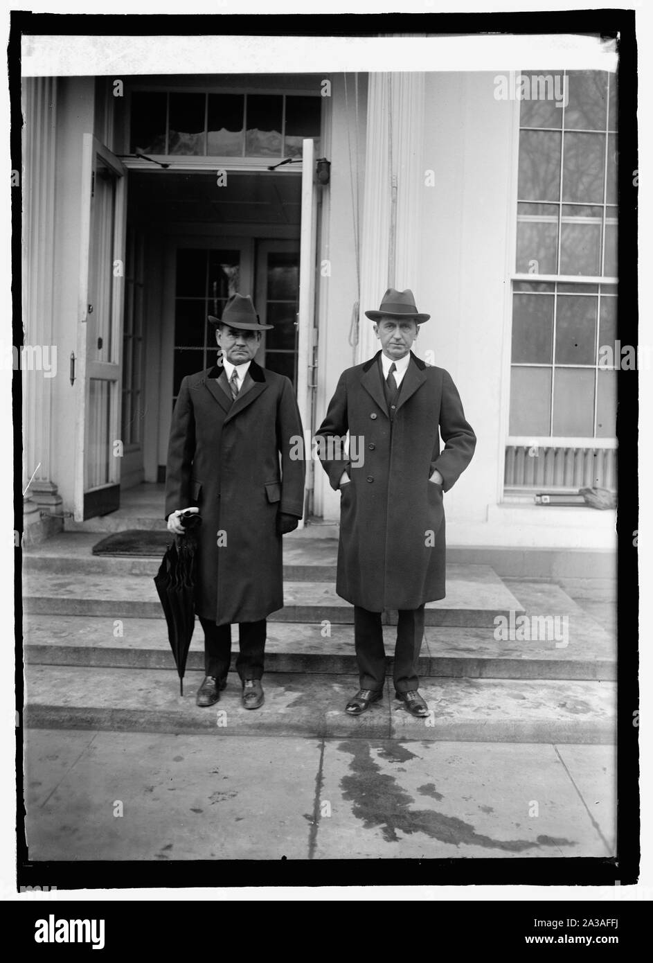 Sen. Wm. J. Harris und Sen W.F. Georg von Ga an W.H. [D. h., White House, Washington, D.C., 1/24/25] Stockfoto