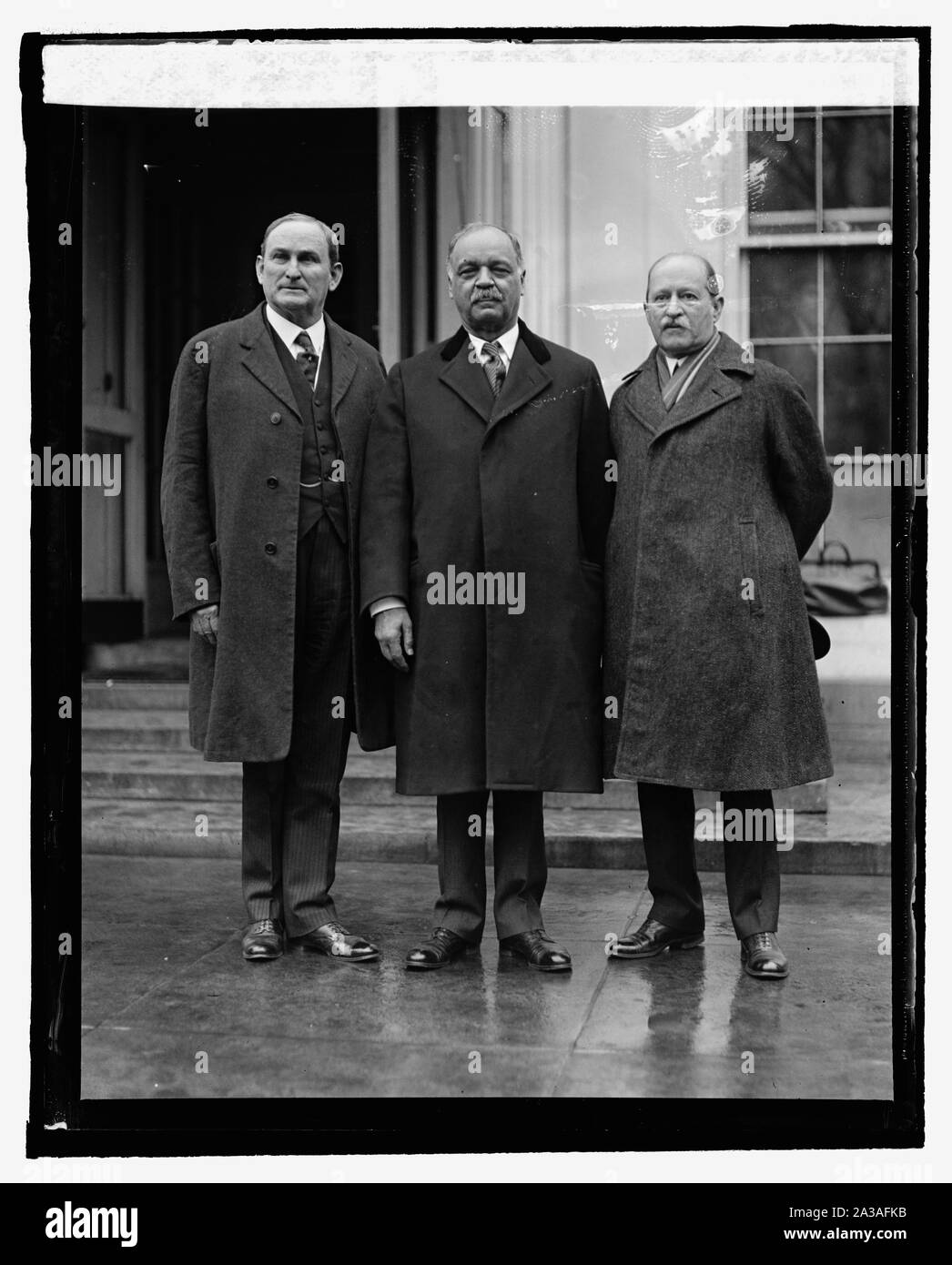 Senat Com., Sen. J.T. Robinson, Sen. Curtis, & D.S. Barry, 3/17/25. Stockfoto