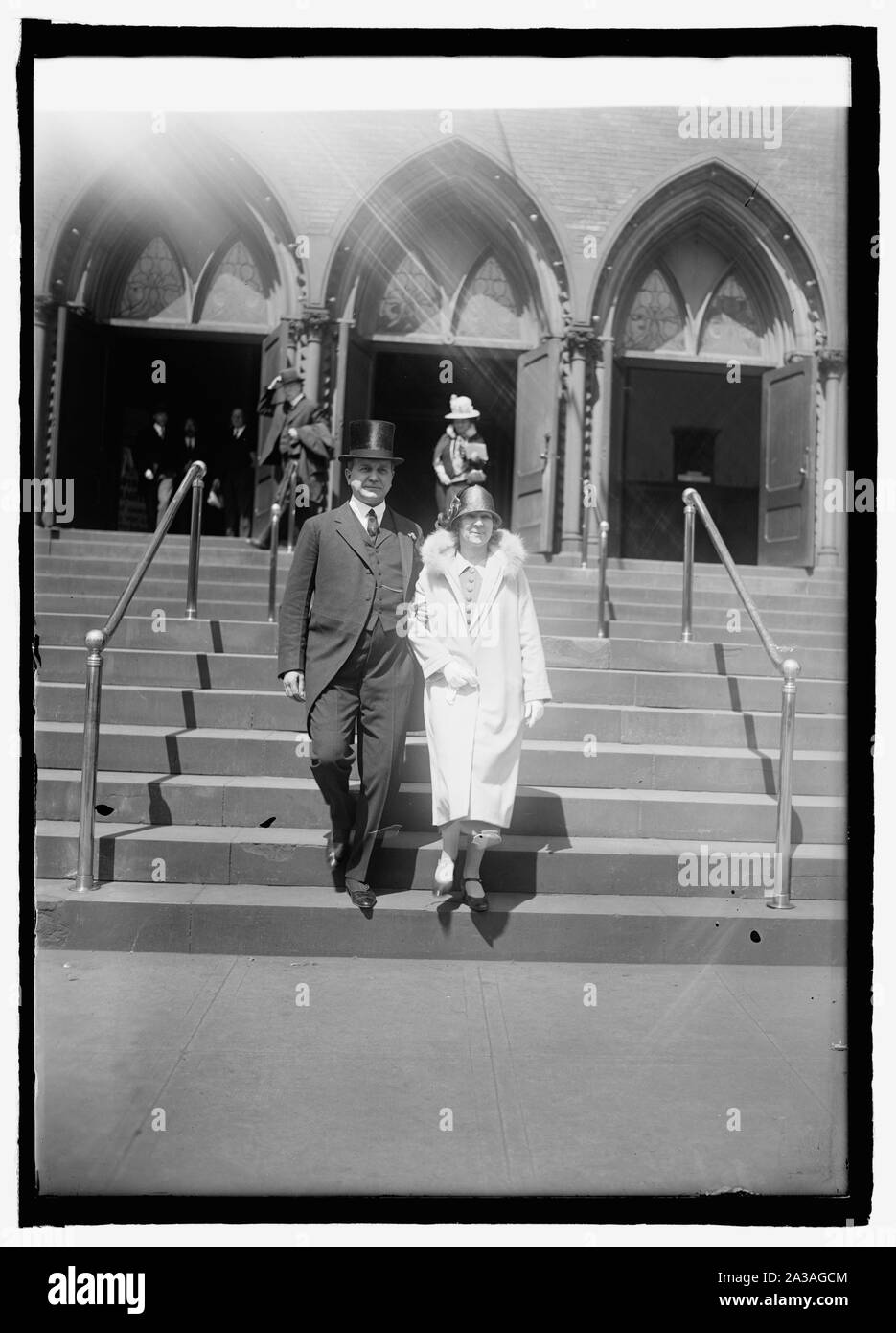 Senator & Frau Stanfield in erster Cong. Kirche, Ostersonntag, 4/12/25. Stockfoto Senator & Frau Stanfield in erster Cong. Kirche, Ostersonntag, 4/12/25. Stockfoto