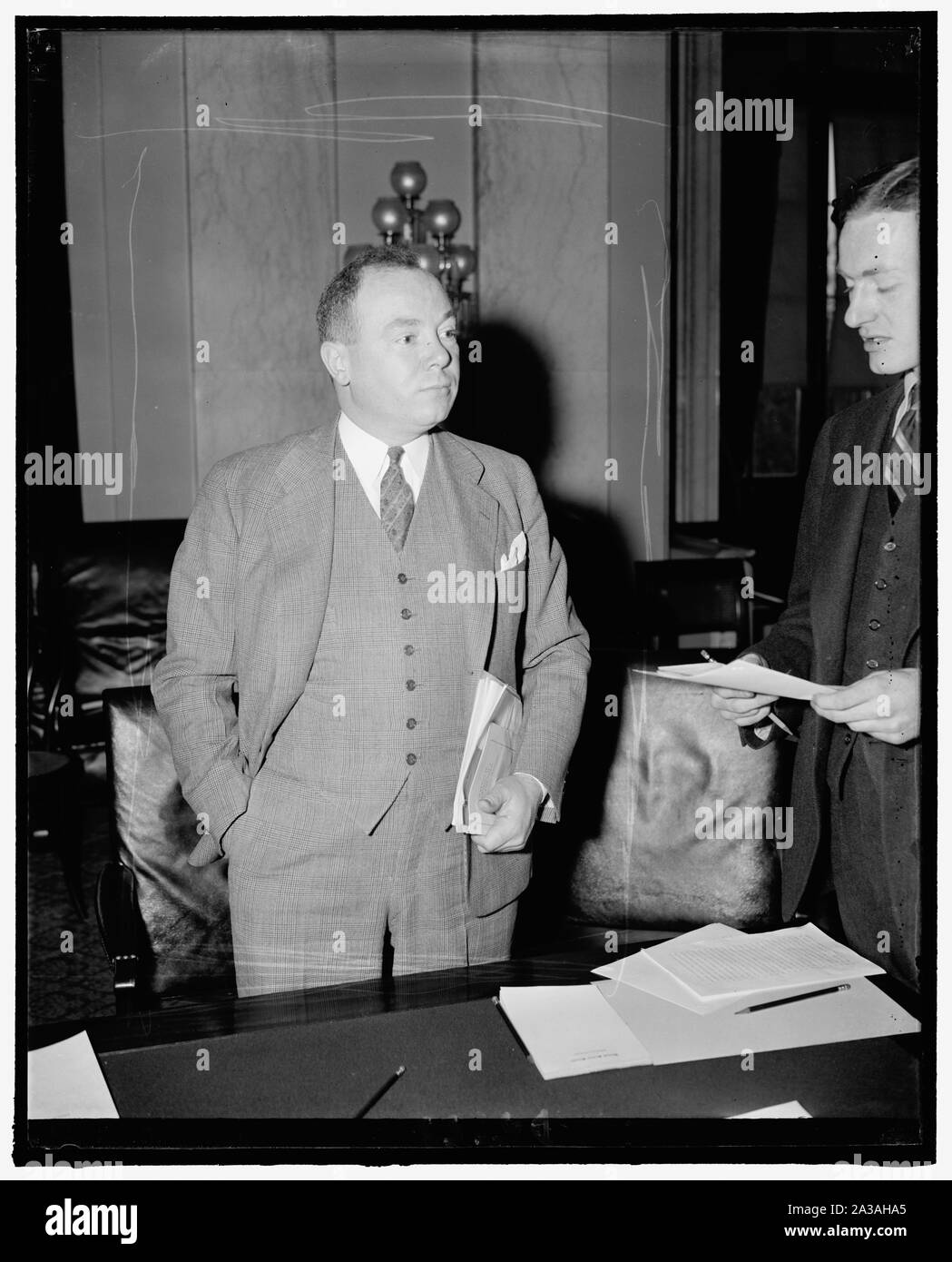 Senator John A. Danaher, Republikaner von Anschl., 2-17-39 Stockfoto