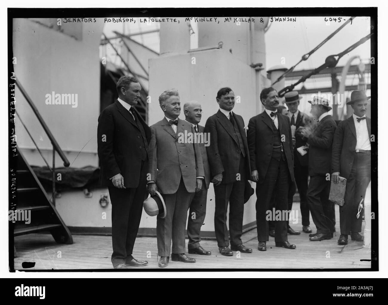 Senatoren Robinson, LaFollette, McKinley, McKellar und Swanson Stockfoto