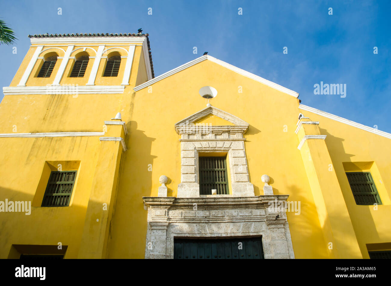 : Iglesia de Santisima Trinidad in Getsemani Stockfoto