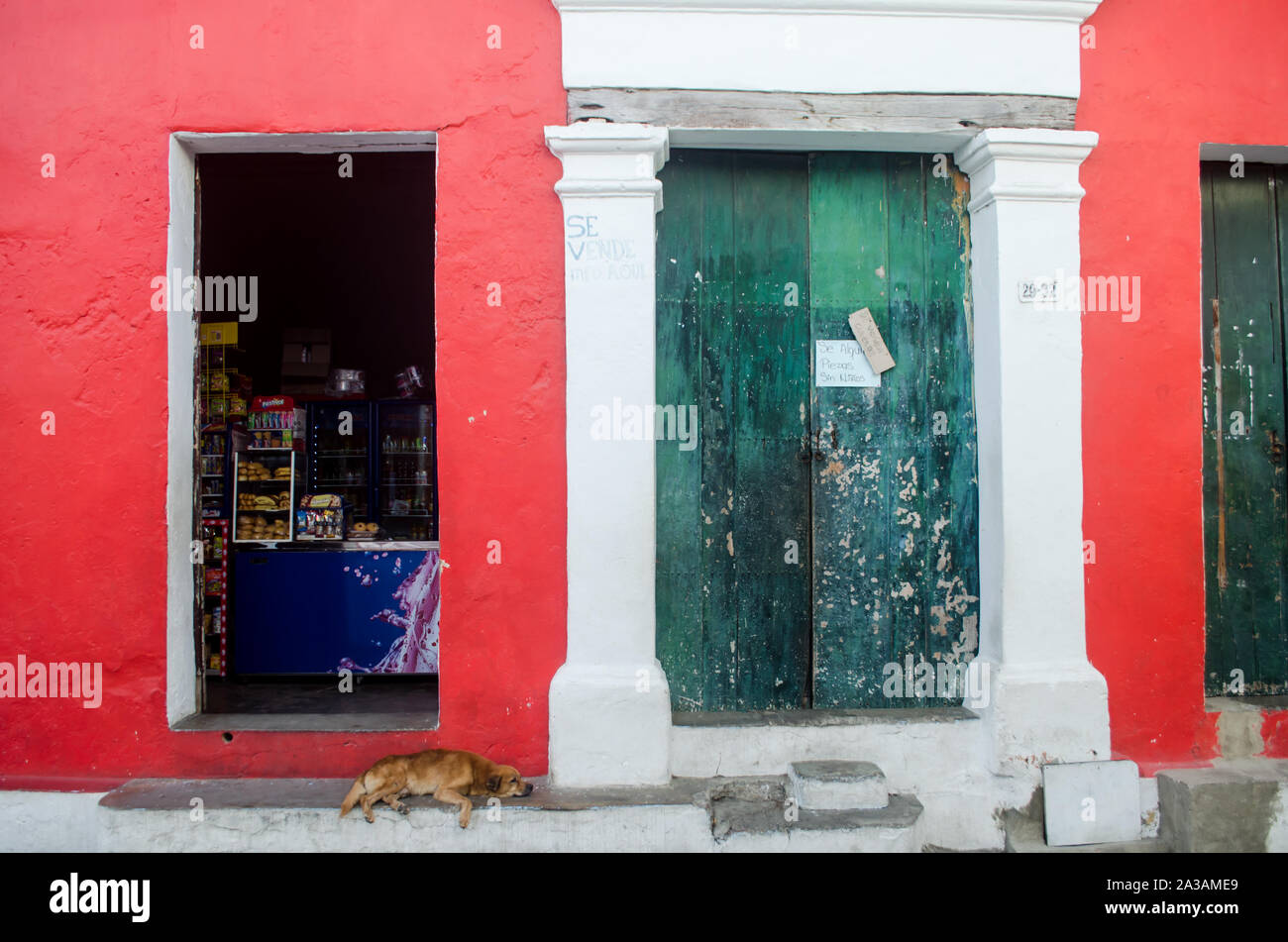 Szenen des täglichen Lebens in Getsemani während des Morgens Stockfoto