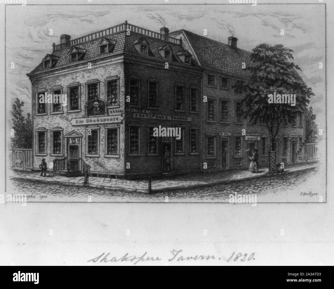 Shakespeare Taverne, 1820] / S. Hollyer Stockfoto