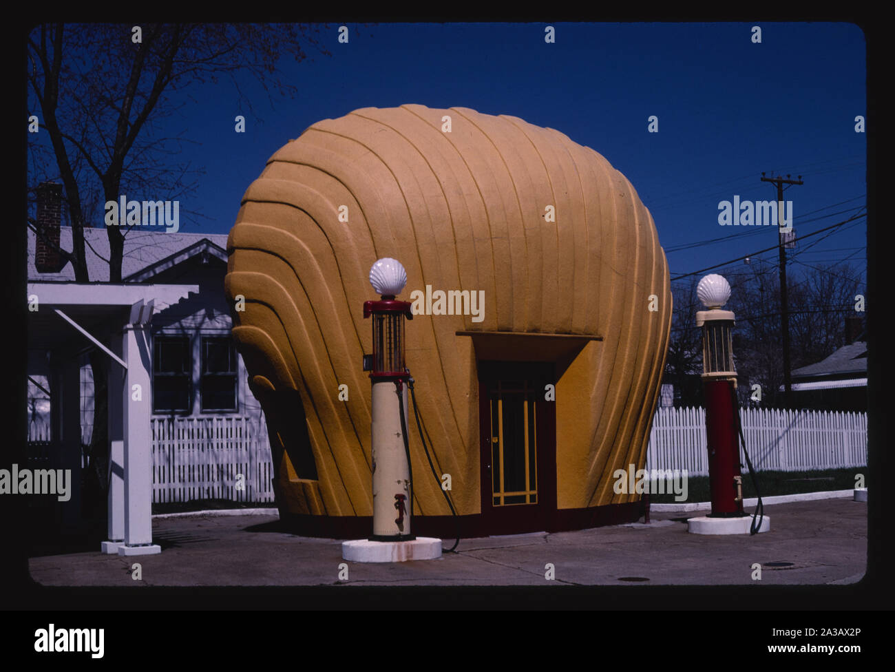 Shell Gas, Winston - Salem, North Carolina Stockfoto