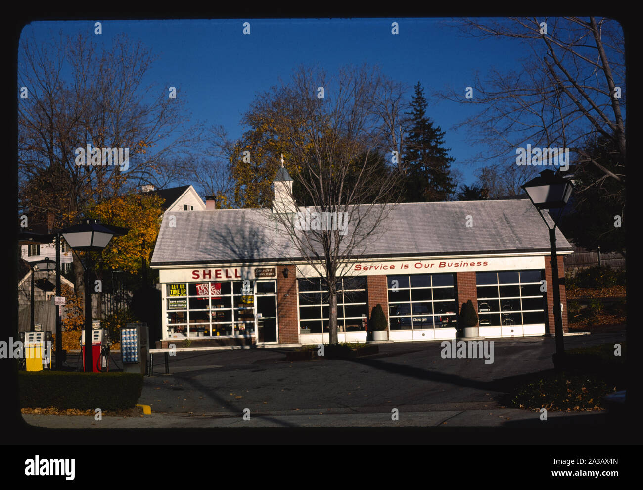 Shell, New Canaan, Connecticut Stockfoto