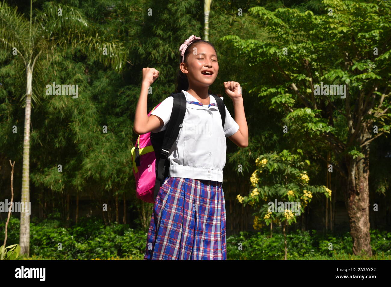 Ein stolzer Minderheit Person tragen Einheitliche Stockfoto