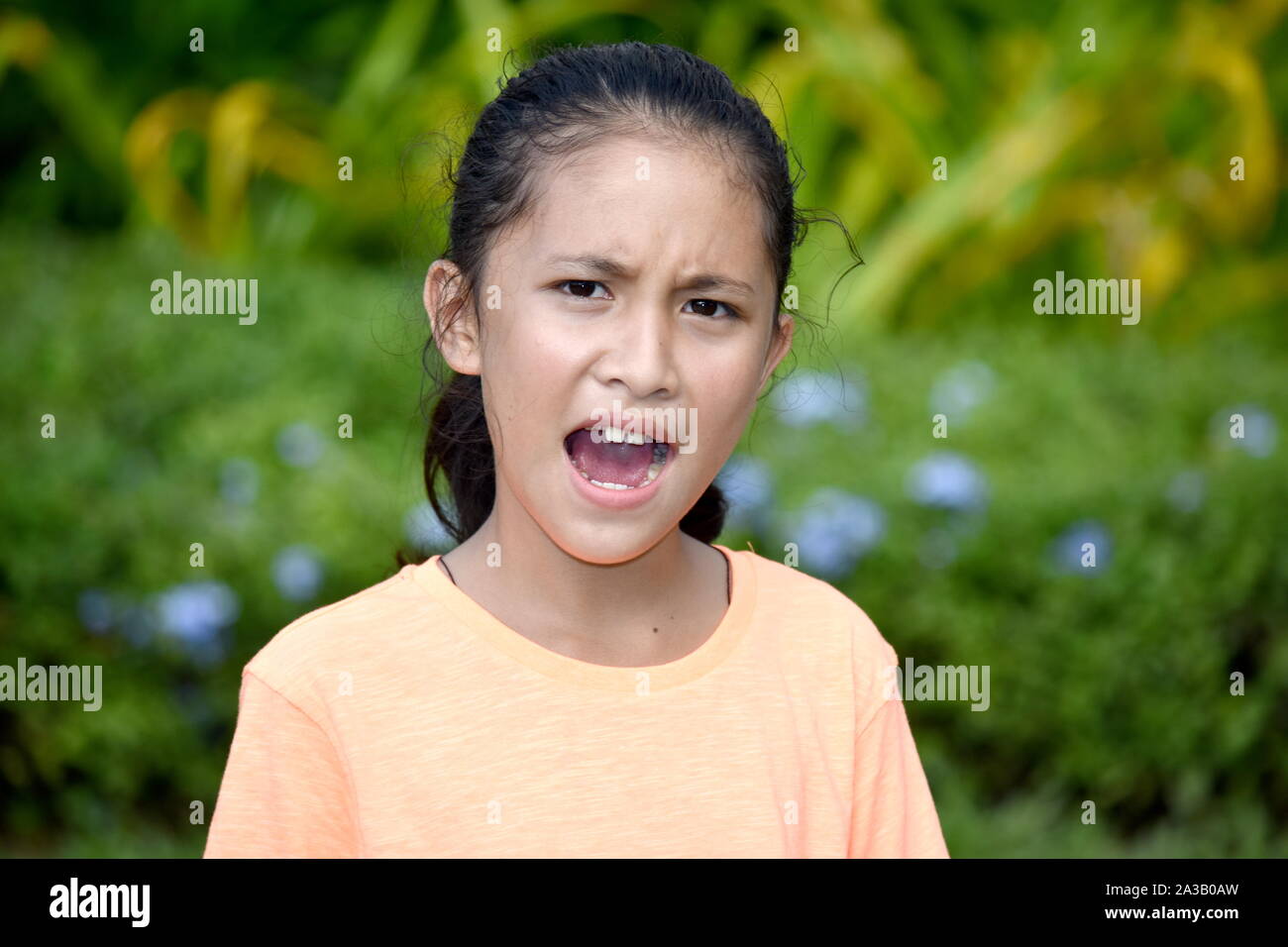 Ein Jugendliches und Wut Stockfoto