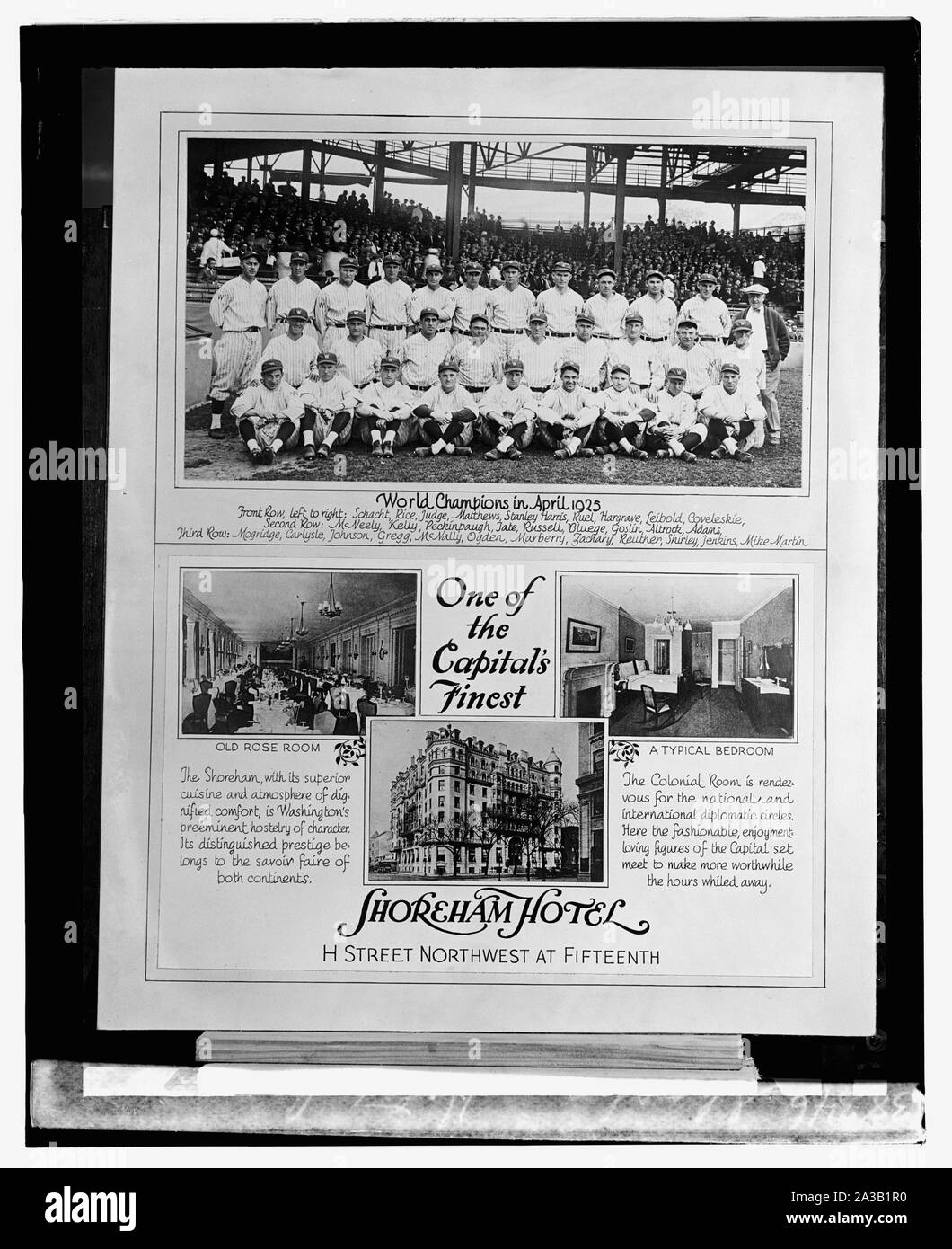 Shoreham Hotel Layout Stockfoto