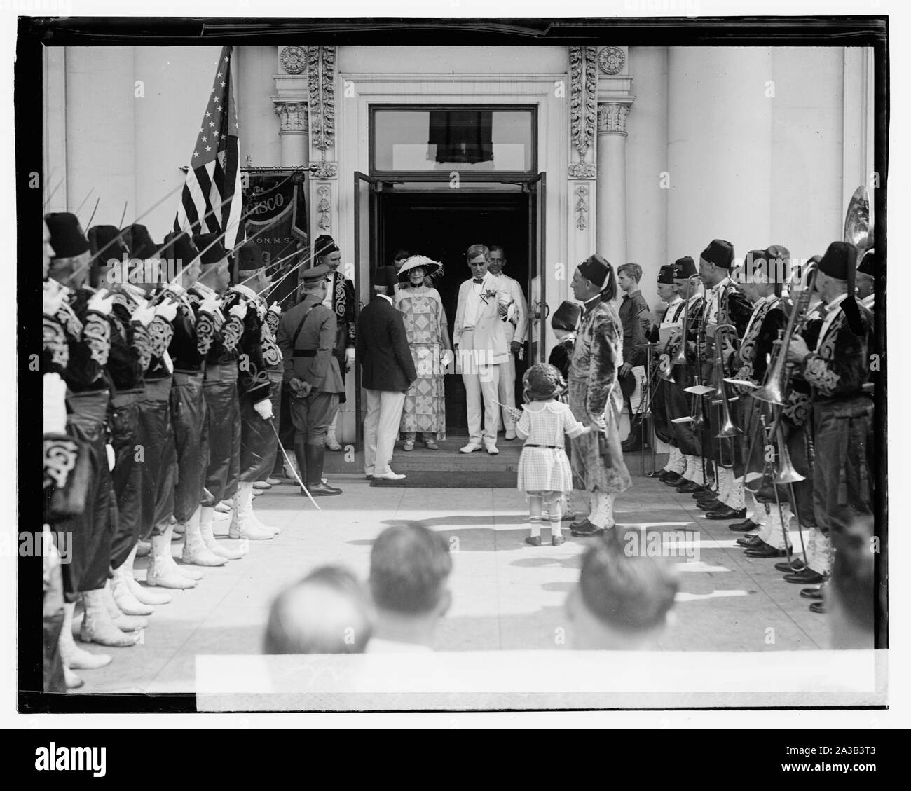 Shriners] der Islam im White House [Washington, D.C. Stockfoto