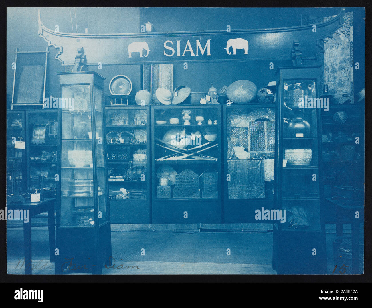 Siam Exponat auf der Weltausstellung in St. Louis, Missouri Stockfoto