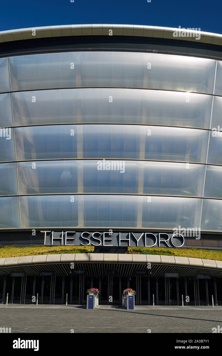 Die SSE-Hydro, eine multi-purpose Indoor Arena innerhalb der Schottischen Veranstaltung Campus in Glasgow, Schottland Stockfoto