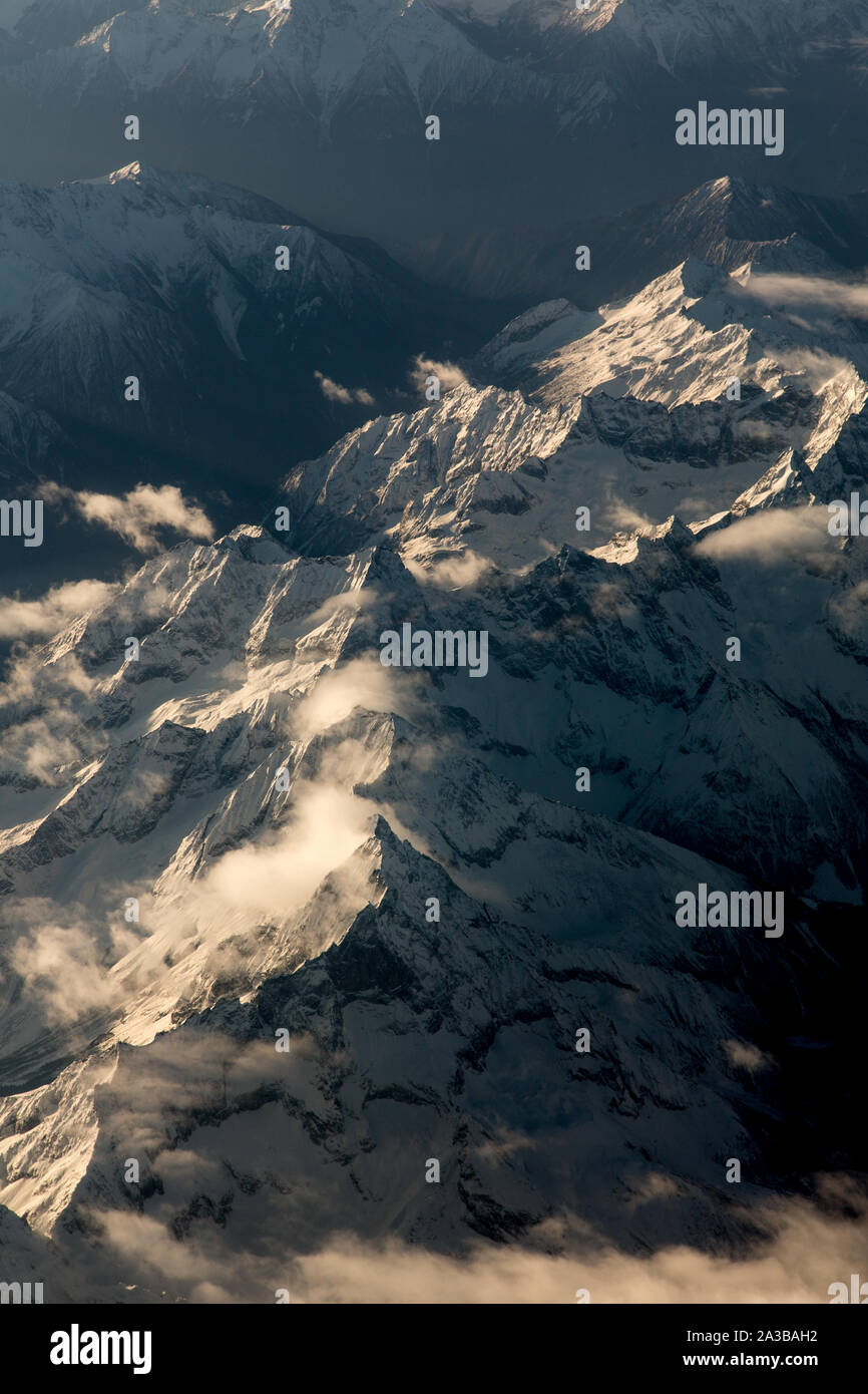 Die Hengduan Berge separate der tibetischen Hochebene von Yunnan und Guizhou Hochebene im Westen Chinas in der Region in der Vergangenheit die Kham genannt. Stockfoto