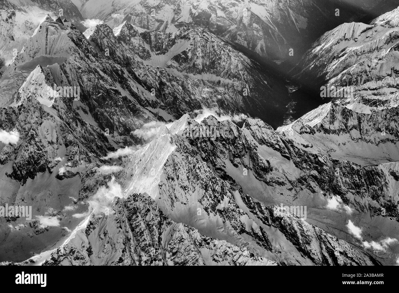 Die Hengduan Berge separate der tibetischen Hochebene von Yunnan und Guizhou Hochebene im Westen Chinas in der Region in der Vergangenheit die Kham genannt. Stockfoto