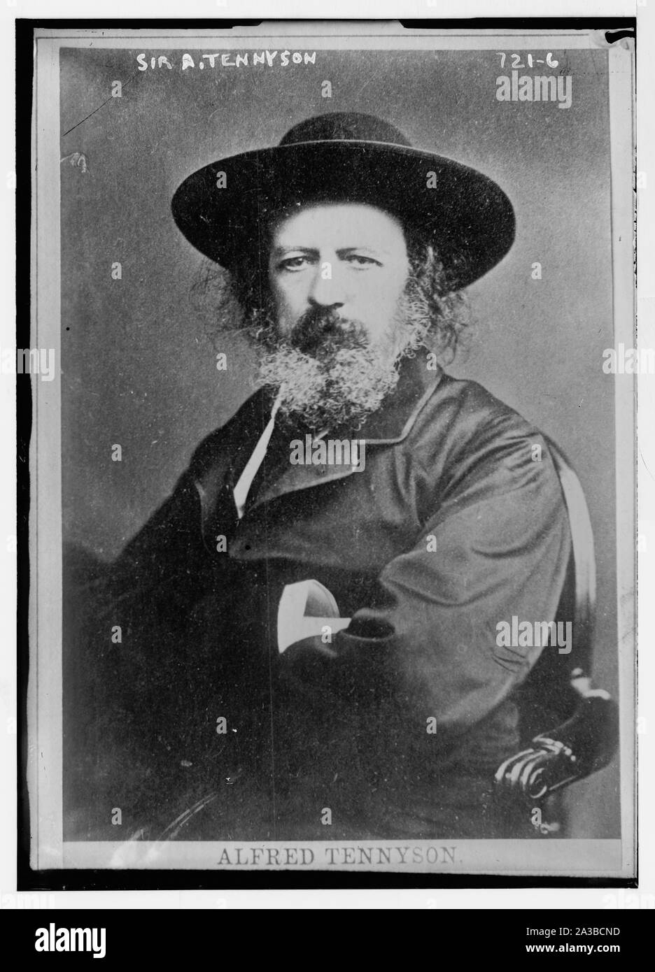Sir Alfred Tennyson Stockfoto