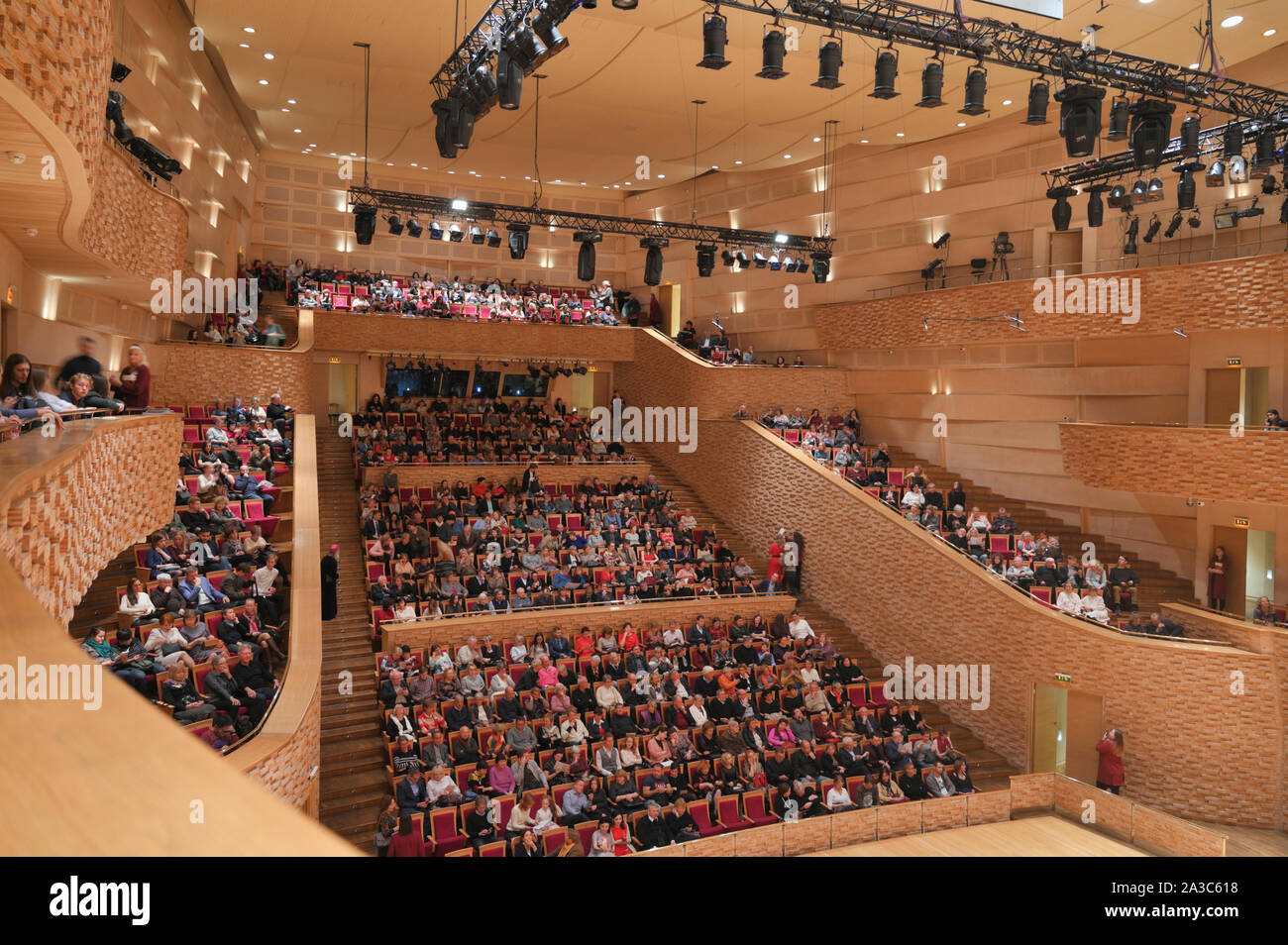 Die Konzerthalle des Mariinsky Theater, St. Petersburg, Russland, 6. Oktober 2019 Stockfoto