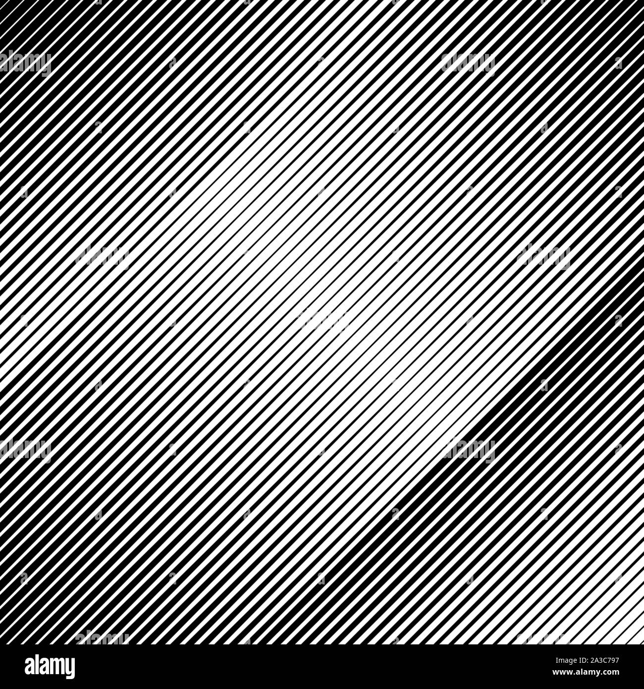 Halbton Hintergrund. Gewellt, zig-zag diagonal parallelen Linien. Abstrakte Schwarz-Weiß-Muster. Vector Illustration. Stock Vektor