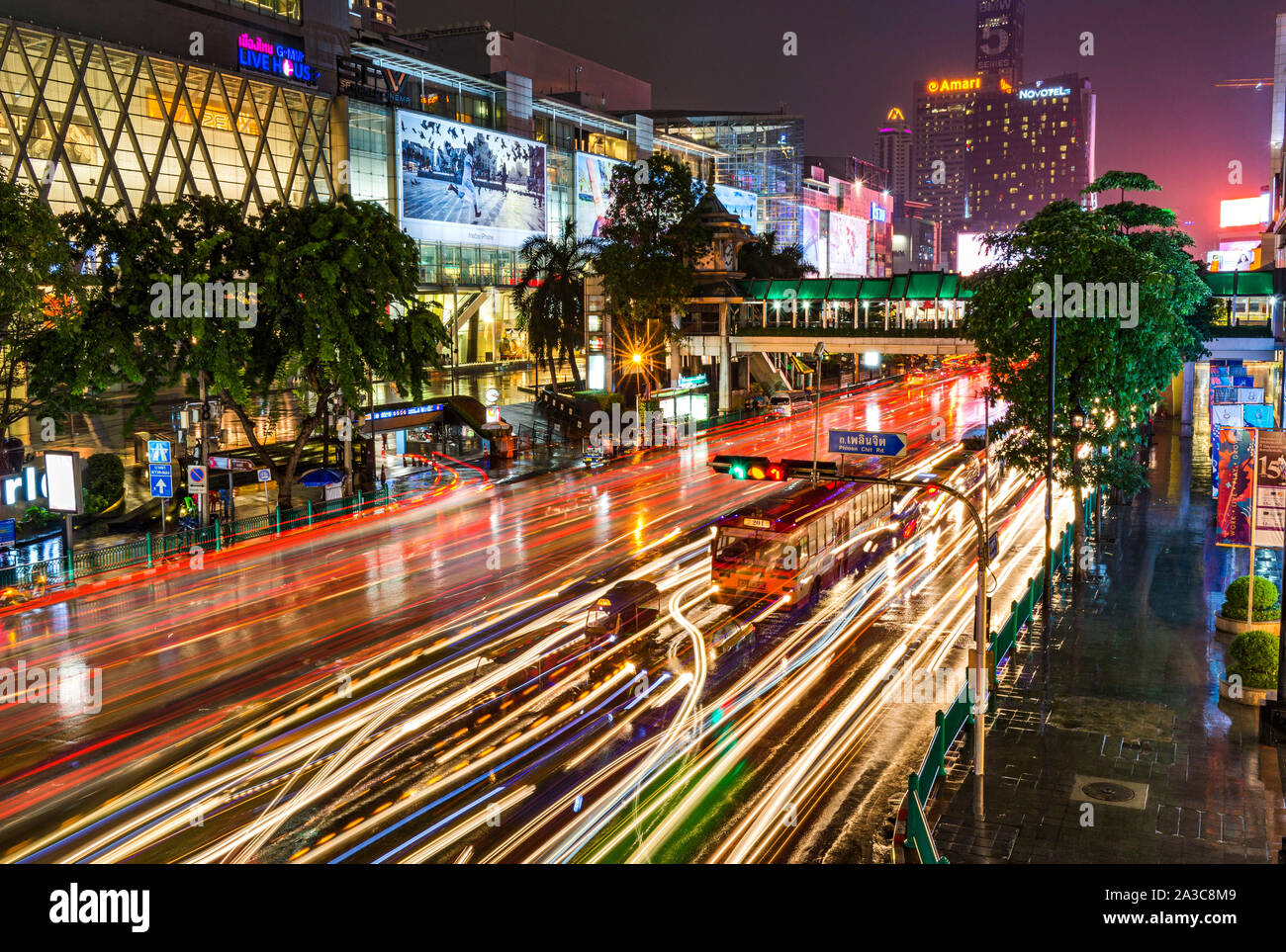 Bangkok-Verkehr Stockfoto