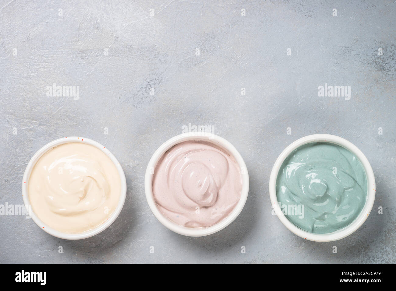 Clay Mask, Hautpflege Produkt. Stockfoto
