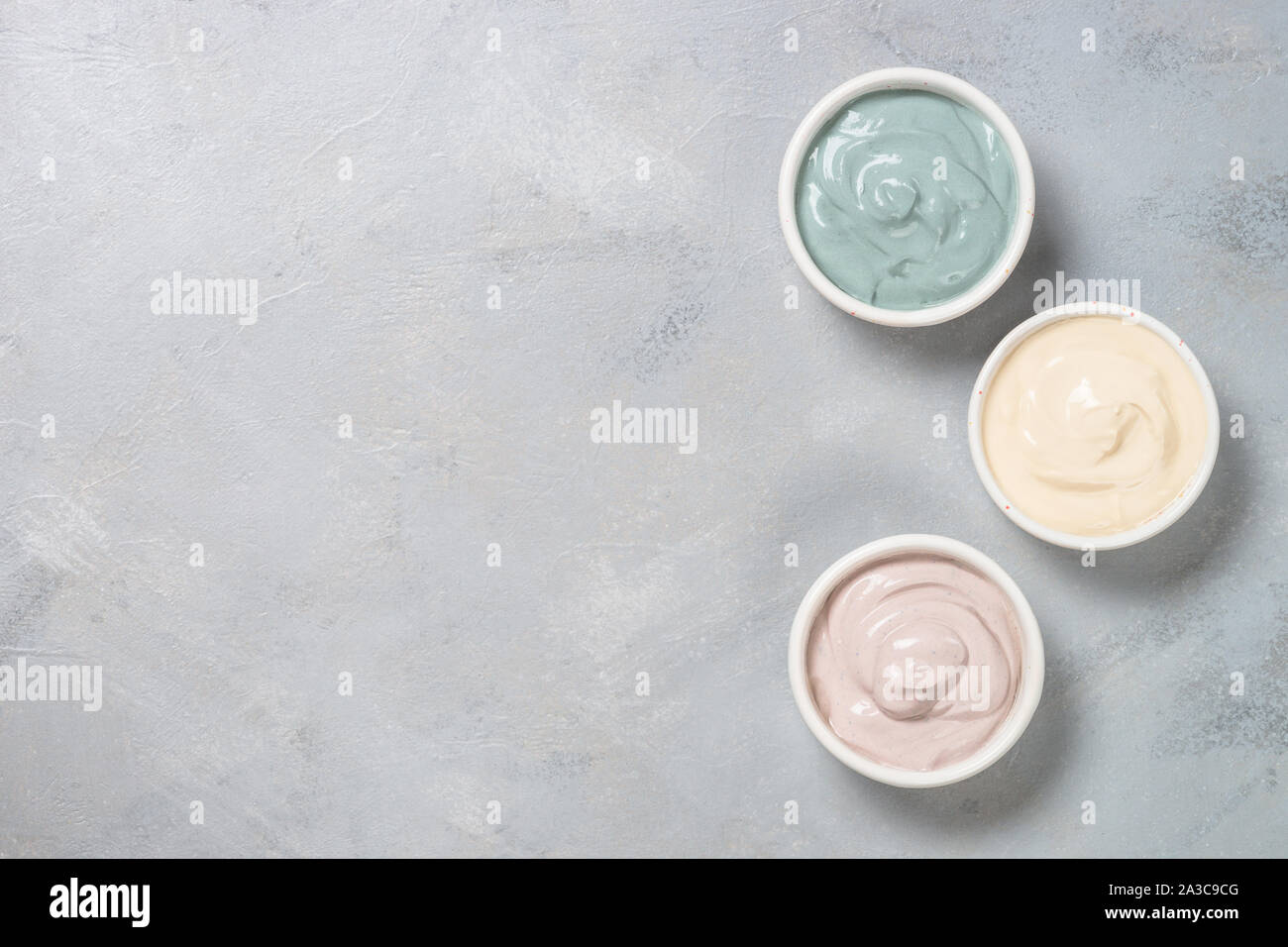 Clay Mask, Hautpflege Produkt. Stockfoto