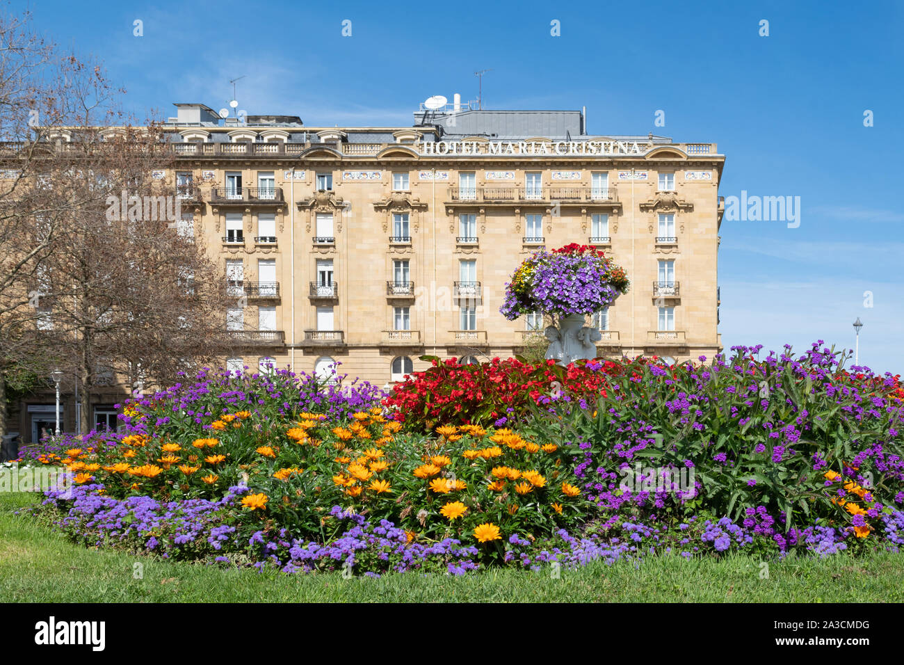 Hotel Maria Cristina - ein Grand Belle Epoque Hotel - San Sebastian, Baskenland, Spanien, Europa Stockfoto