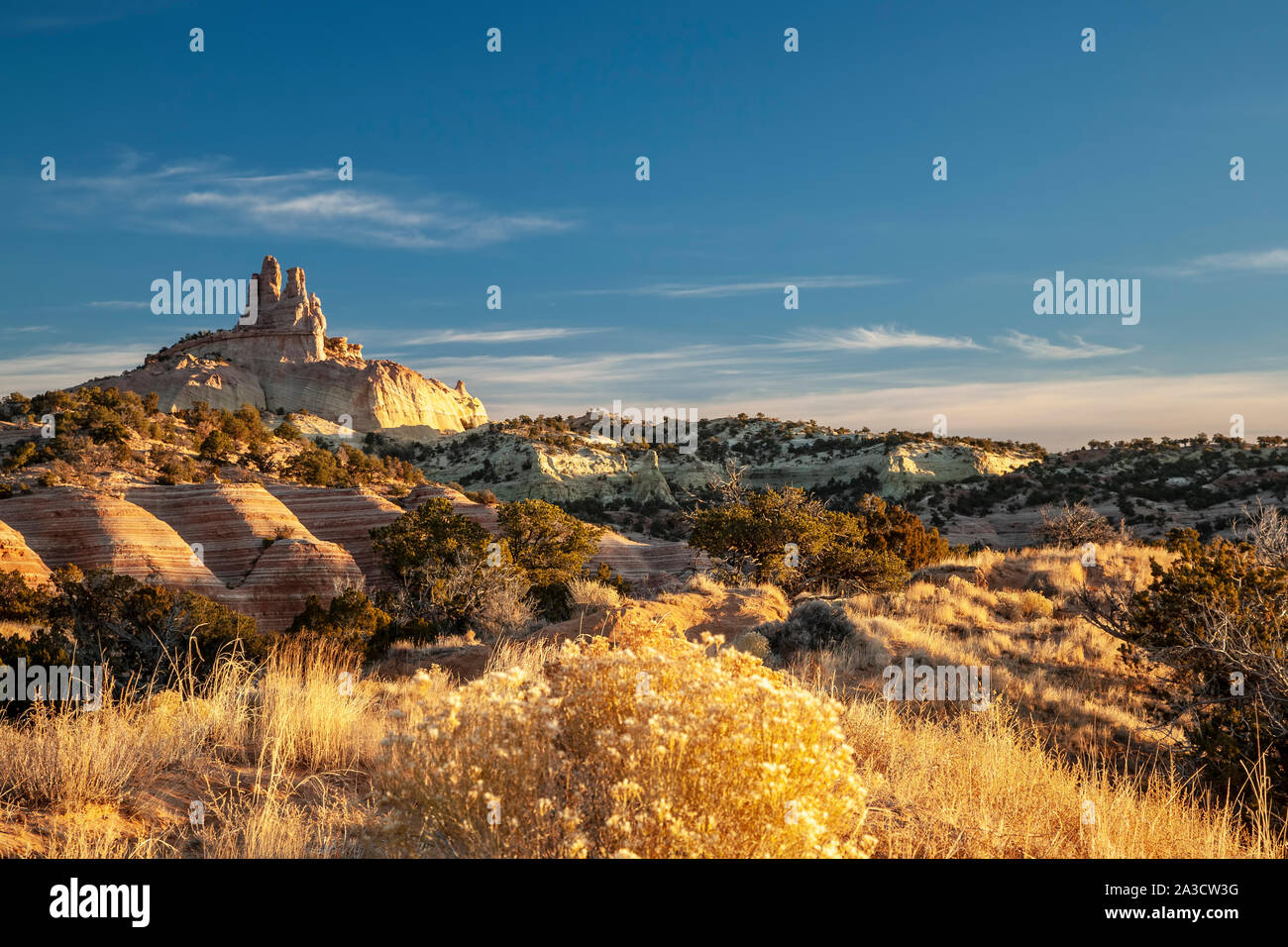 Kirche Rock, Red Rock Park, Gallup, New Mexico USA Stockfoto