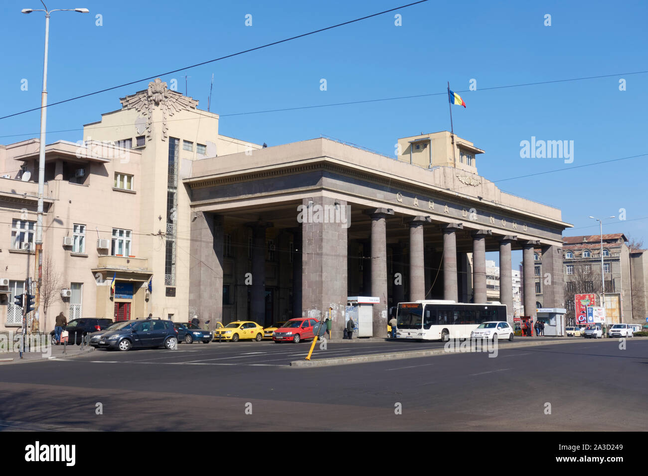 Die Gara de Nord Bahnhof, Bukarest, Rumänien. Stockfoto