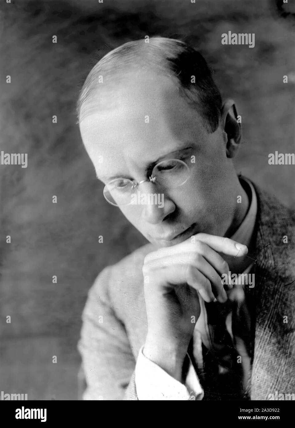 Sergej Prokofjew (1891-1953) russisch-sowjetischen Komponisten in New York im Jahr 1918. Foto: Bains News Service. Stockfoto