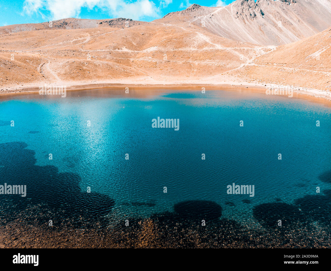 In der Nähe von Lago de la Luna, Nevado de Toluca, Mexiko Stockfoto