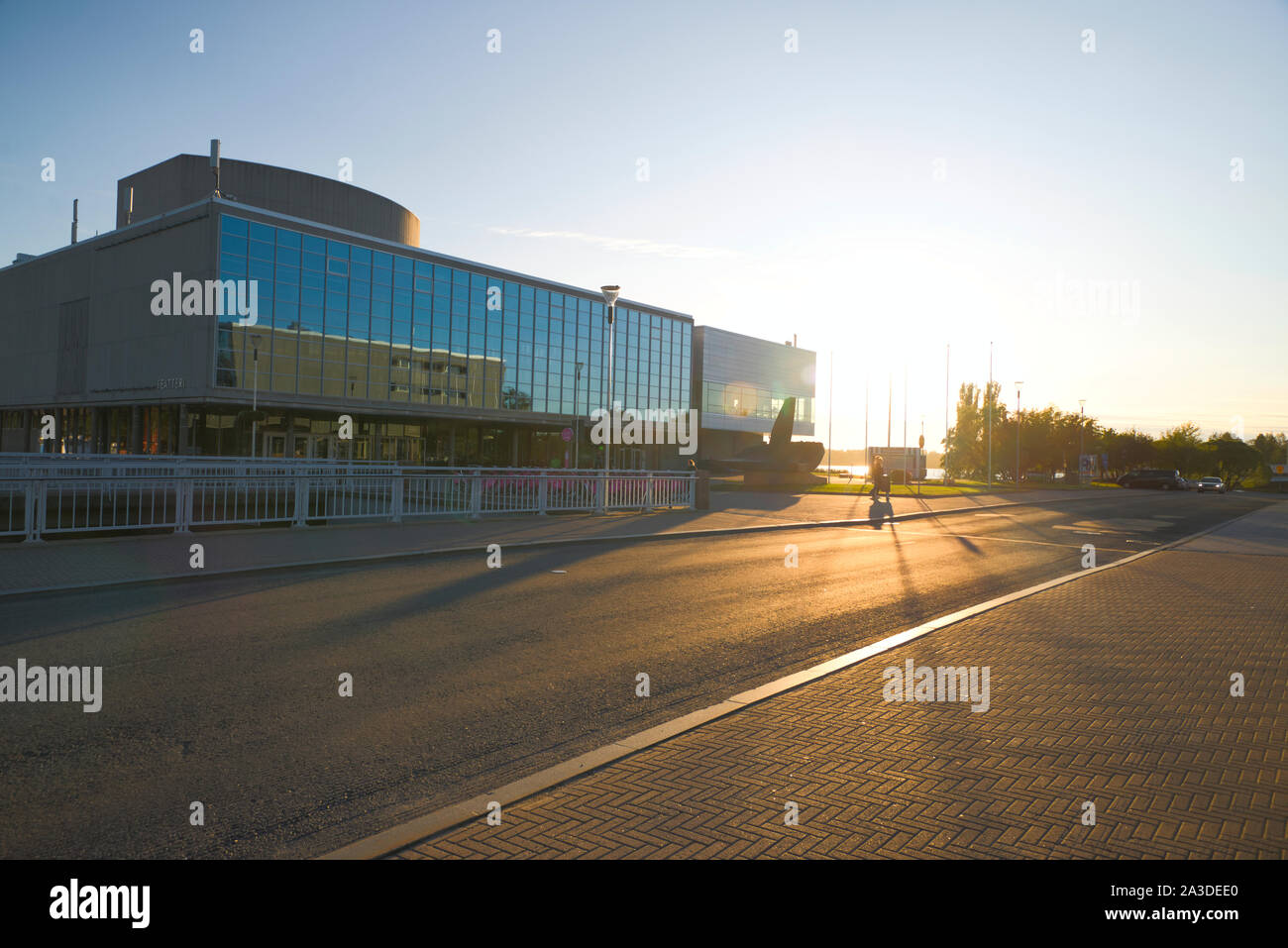 Theater (Oulu Oulun kaupunginteatteri), Oulu, Finnland Stockfoto