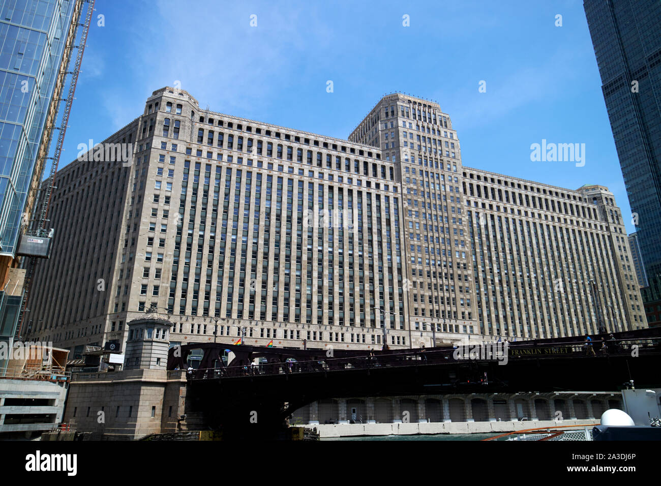 Merchandise Mart landmark Bürogebäude in der Innenstadt von Chicago Illinois Vereinigte Staaten von Amerika Stockfoto